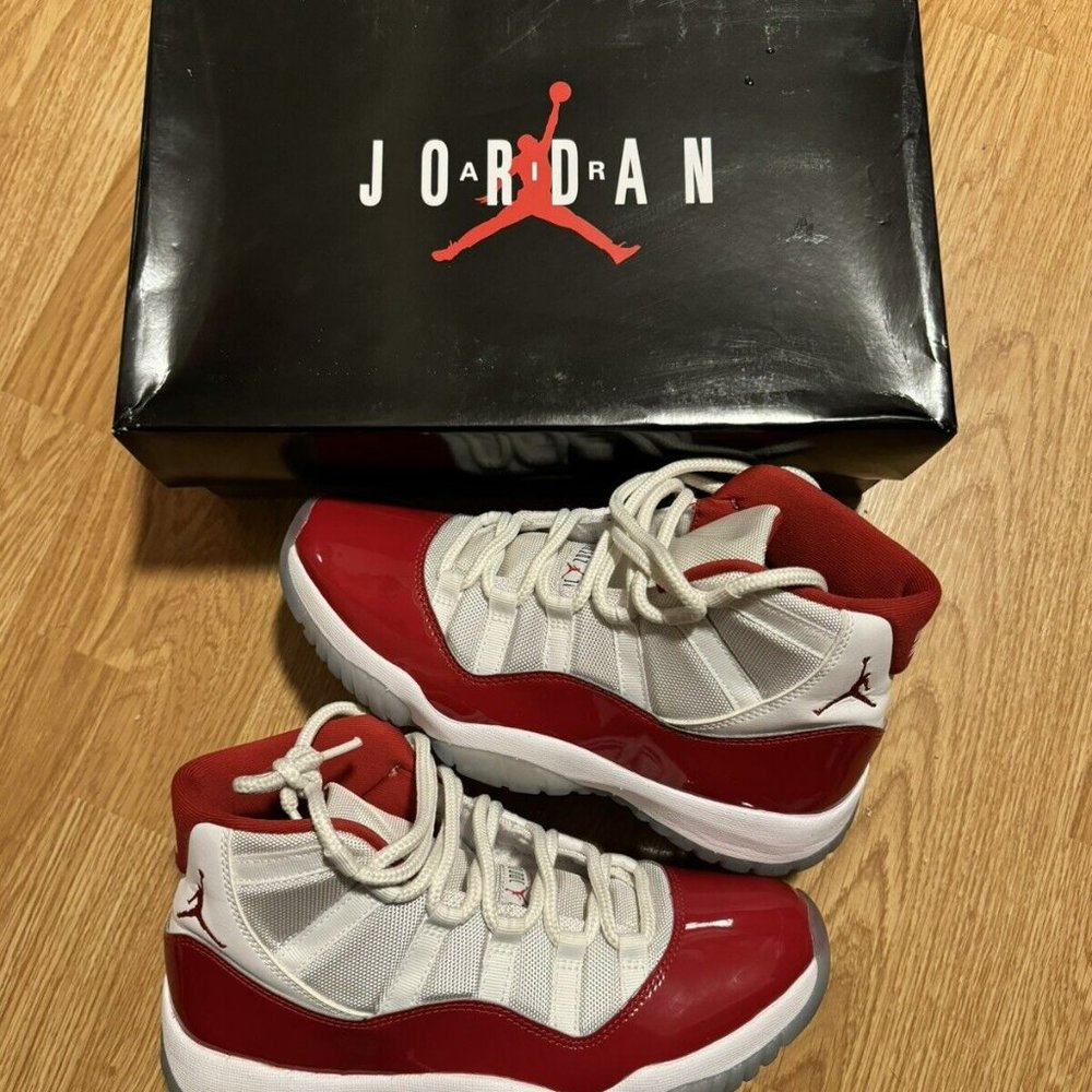 Jordan 11 Retro High Cherry-With Box-Lightly Worn - Picture 2 of 7